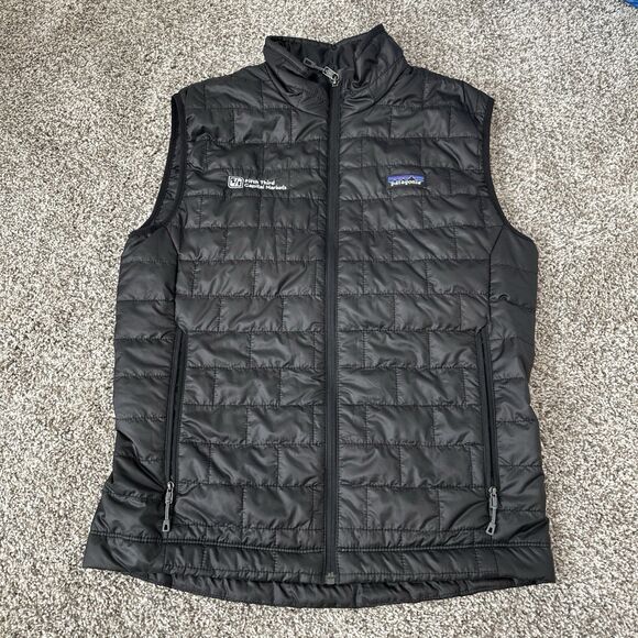 Patagonia Nano Puffer Vest Full Zip Men’s Size Small Black - Picture 1 of 10
